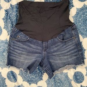 Cute Maternity Jean Shorts